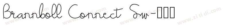 Brannboll Connect Sw字体转换